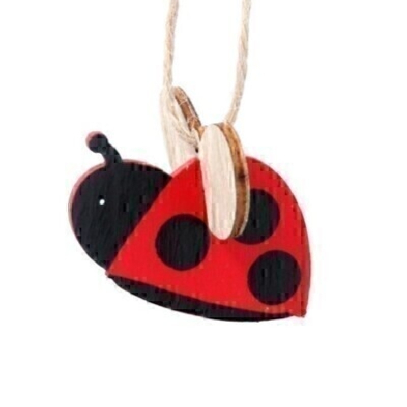 If you are looking for some Easter decorations for your Easter Tree then be sure not to miss this cute wooden ladybird. This hanging decoration is made by designer Gisela Graham. Comes complete with string to hang on your Easter Tree and makes a lovely Easter Hanging Decoration.